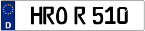 Truck License Plate